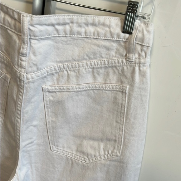 WEWOREWHAT NWOT White High Waist Mom Denim Jeans, Size 30 - Picture 12 of 14
